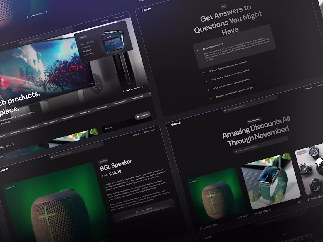 Cover image for Altech - E-commerce Framer Template 