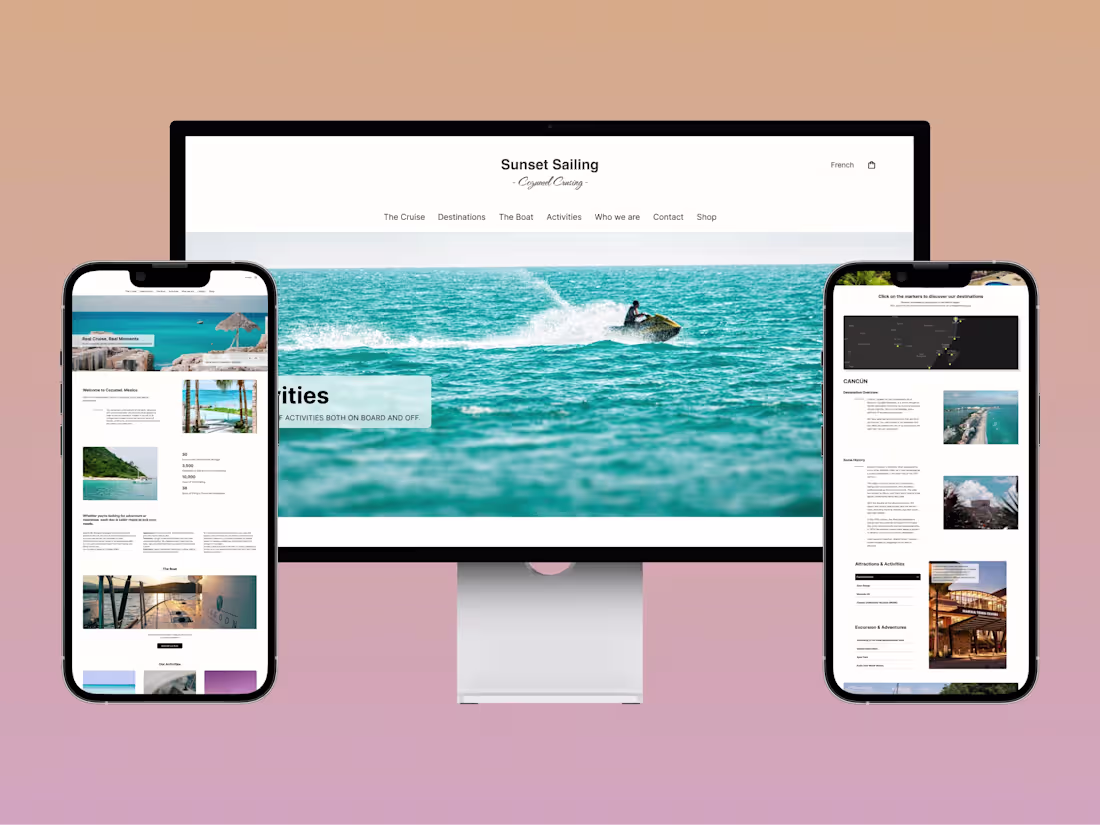 Cover image for  Luxury Cruises - Full Website Design