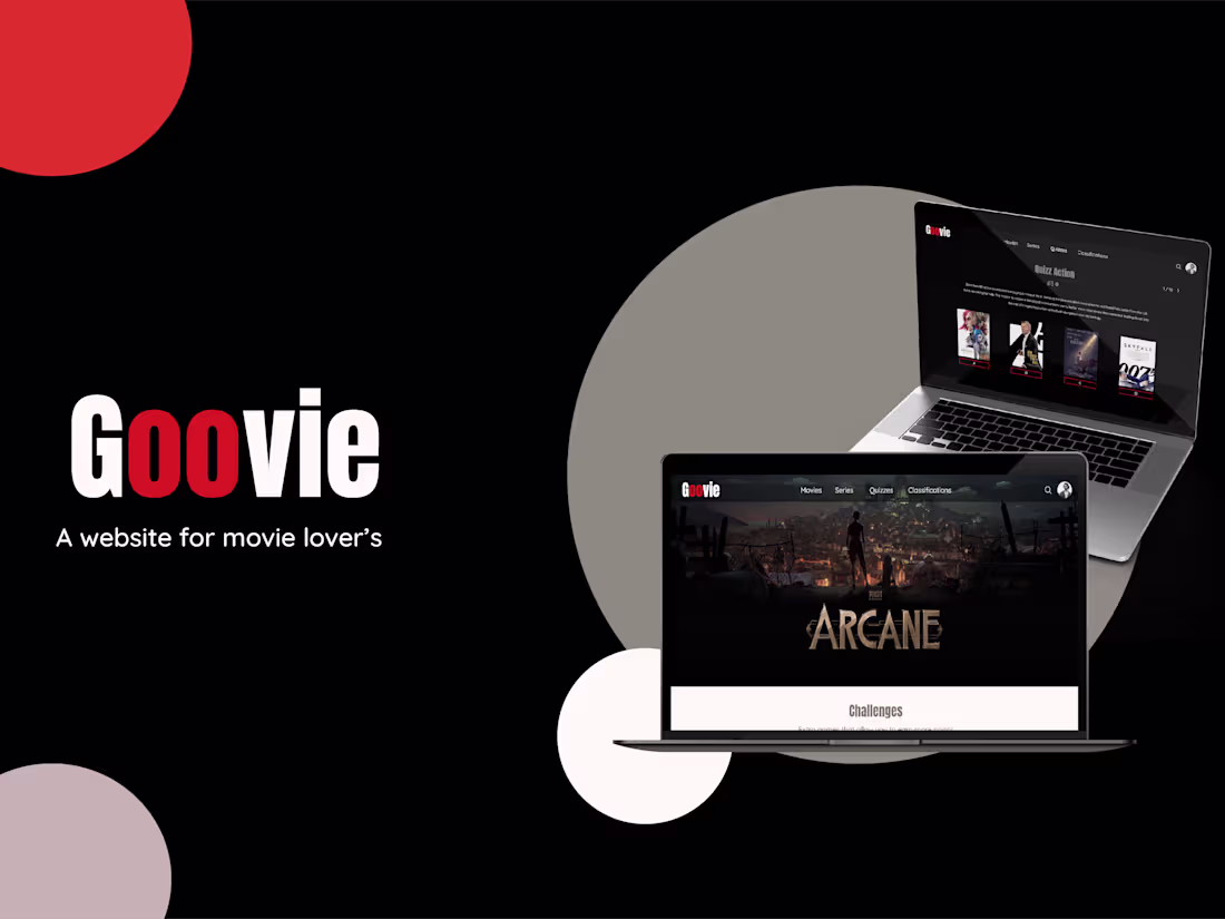 Cover image for Goovie - movie lover's