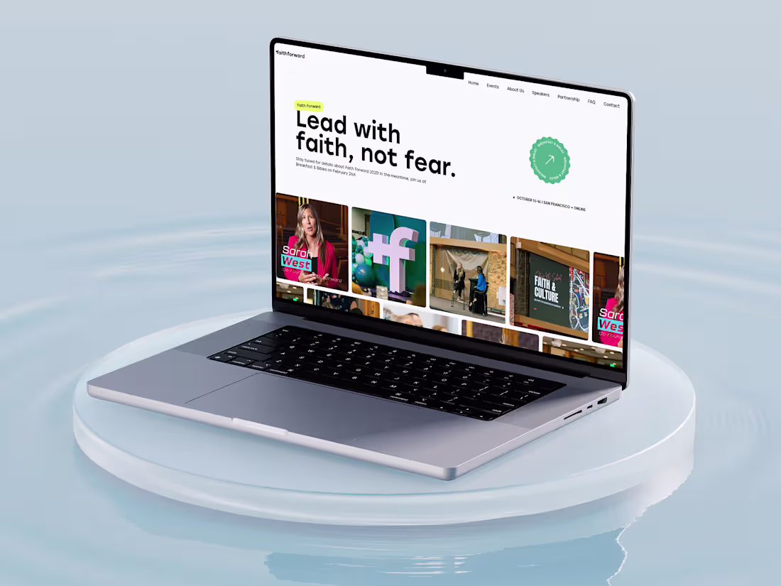 Cover image for Webflow Site Development for Faith Forward