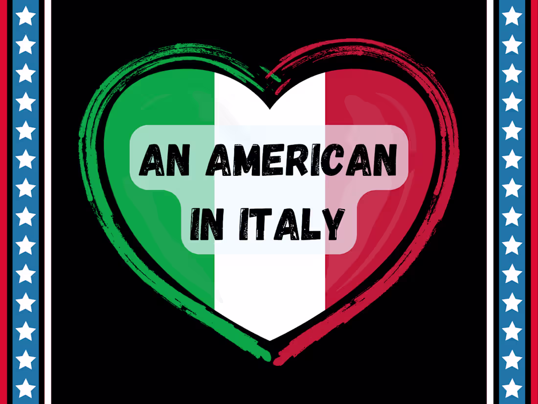 Cover image for An American in Italy
