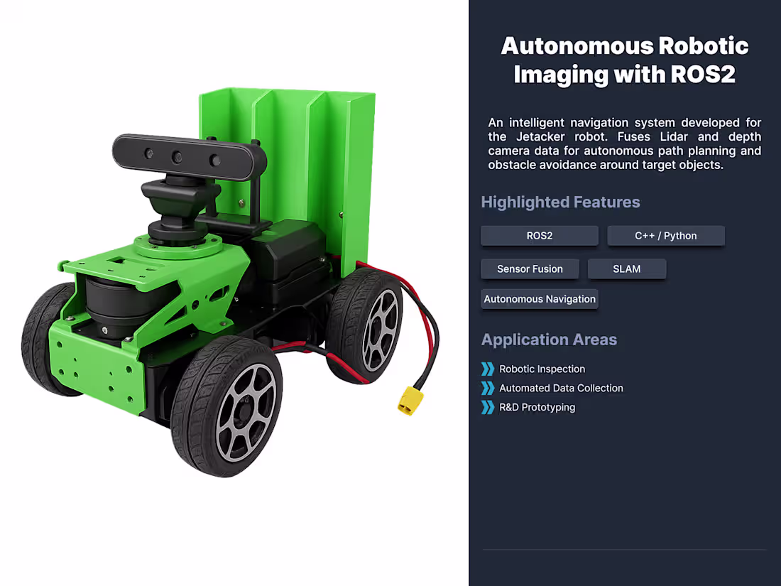 Cover image for Autonomous Robotic Imaging System Development