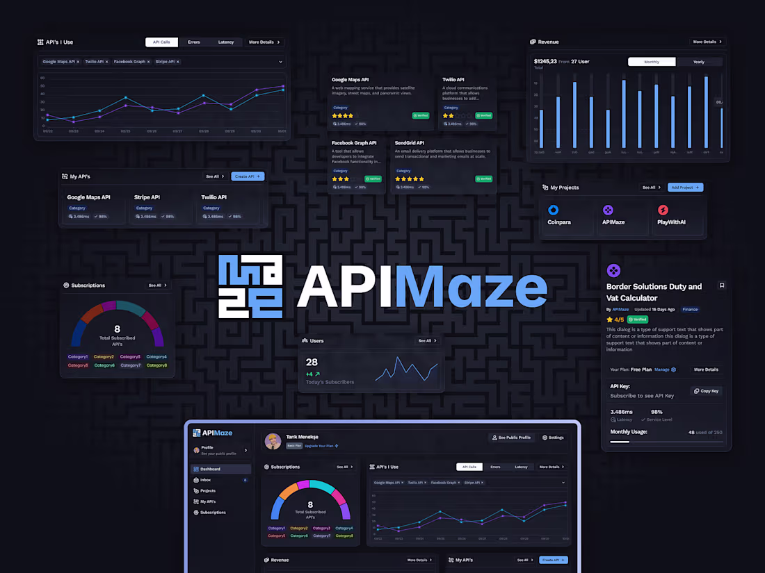 Cover image for APIMaze UI Design