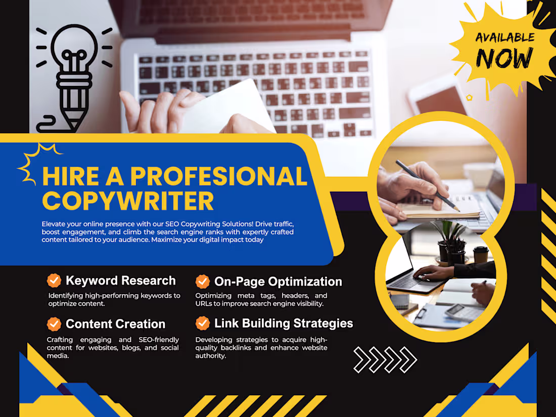 Cover image for I Will Be Your Versatile Copywriter for All Your Content Needs