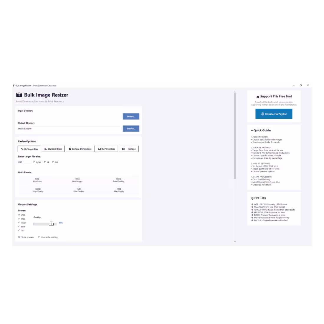 Cover image for Bulk Image Resizer