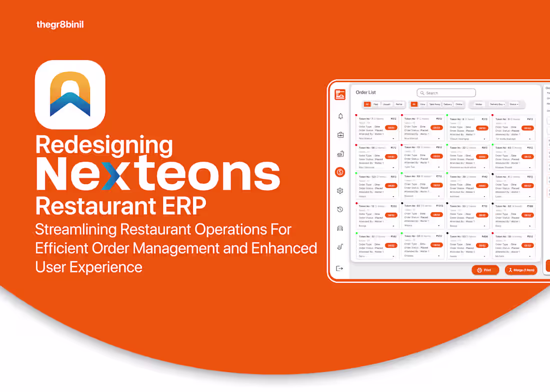 Cover image for NextDine Restaurant ERP