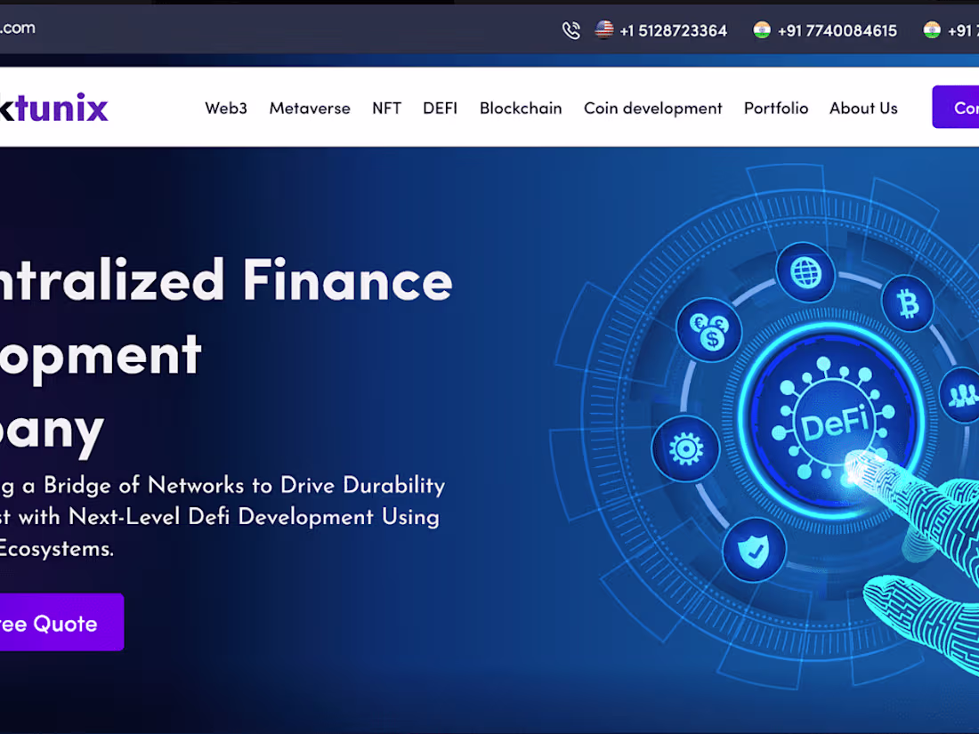 Cover image for De-fi apps development