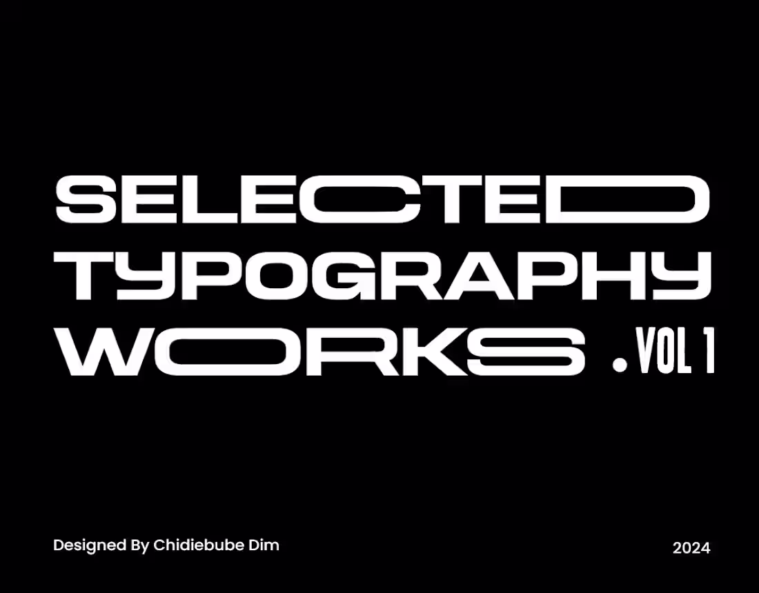 Cover image for Typography Vol 1.