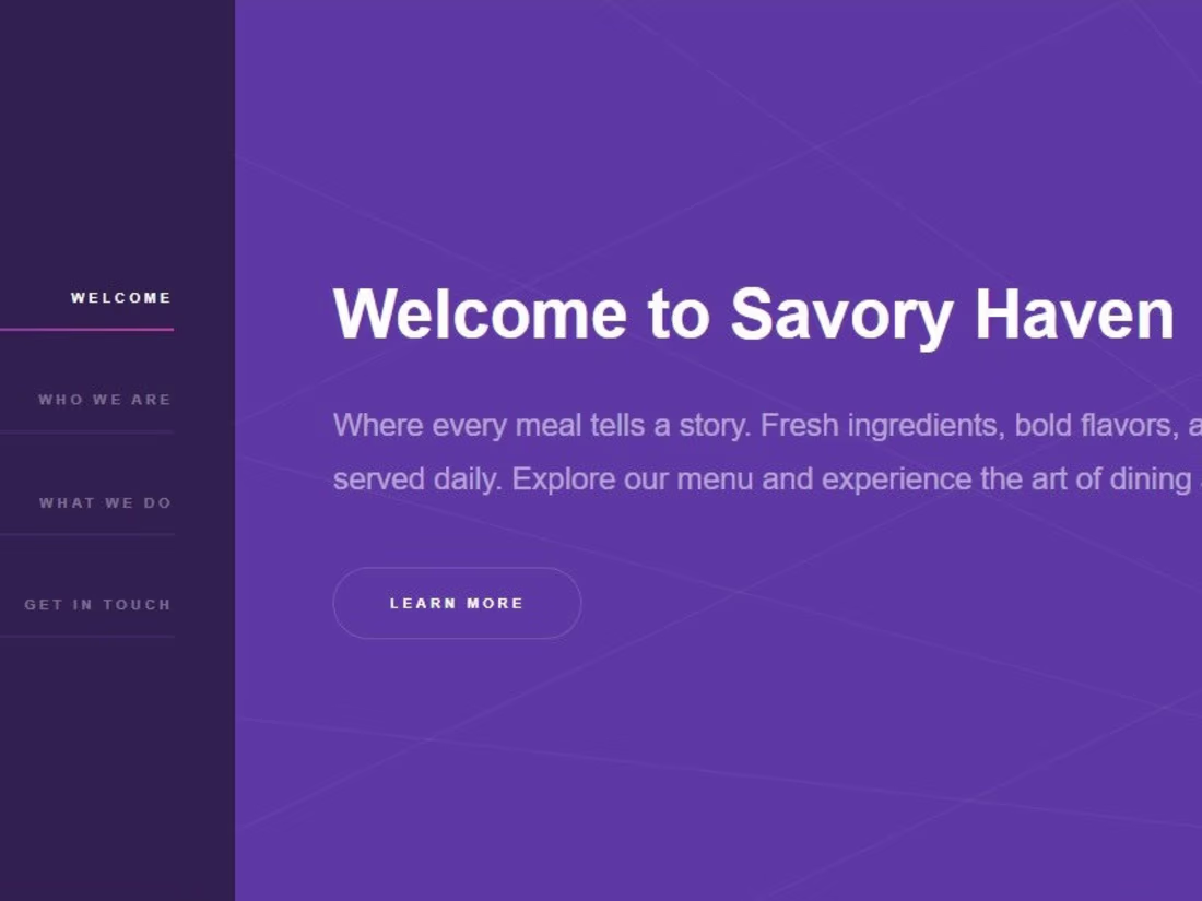 Cover image for Savory Haven
