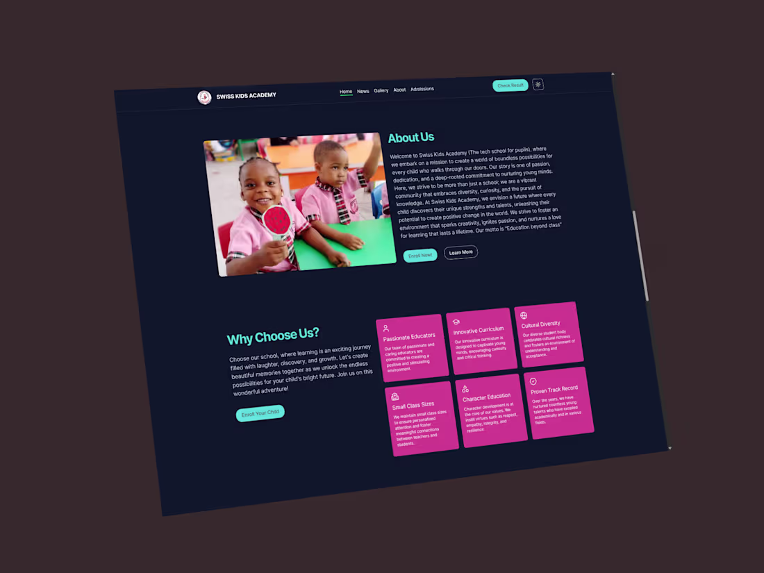 Cover image for Swiss Kids Academy 