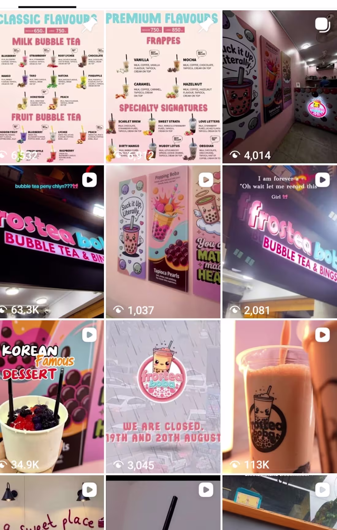 Cover image for Bubble Tea Instagram Creation/Management
