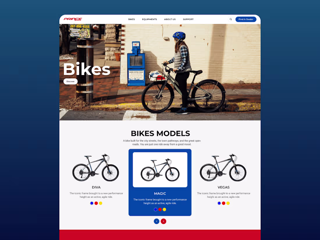 Cover image for WordPress Website Development for Prince Bicycle