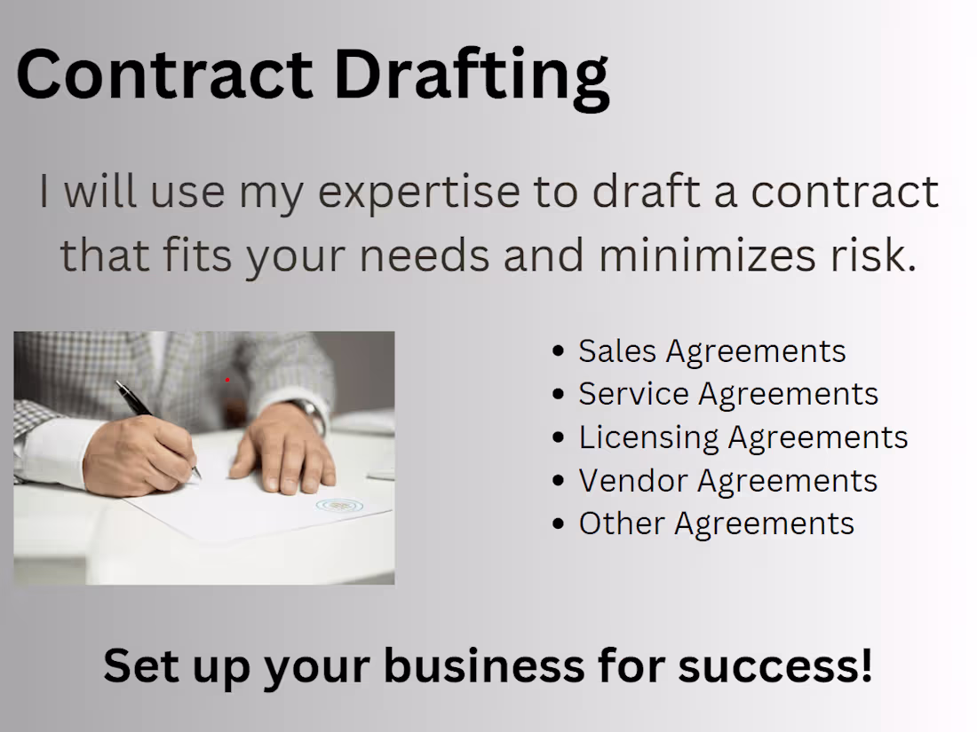Cover image for Customized Contract Drafting