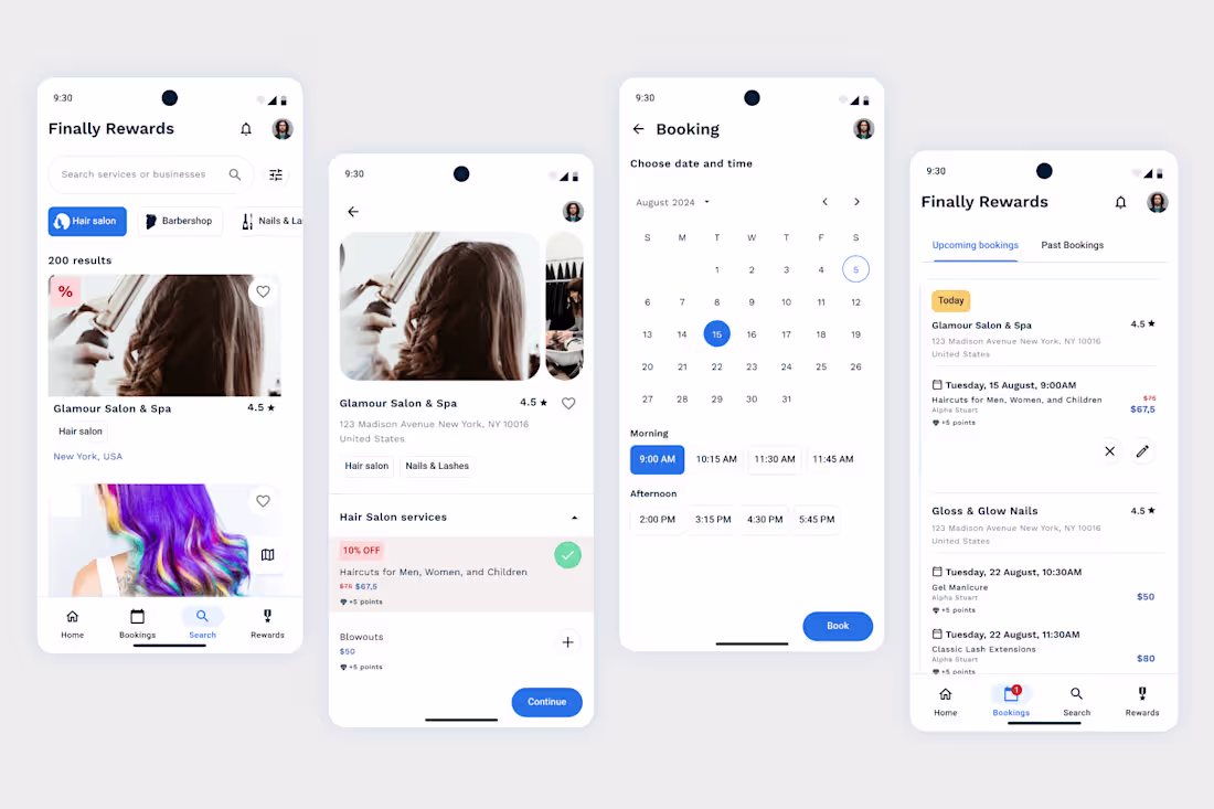 Cover image for Finally Rewards - Booking App MVP