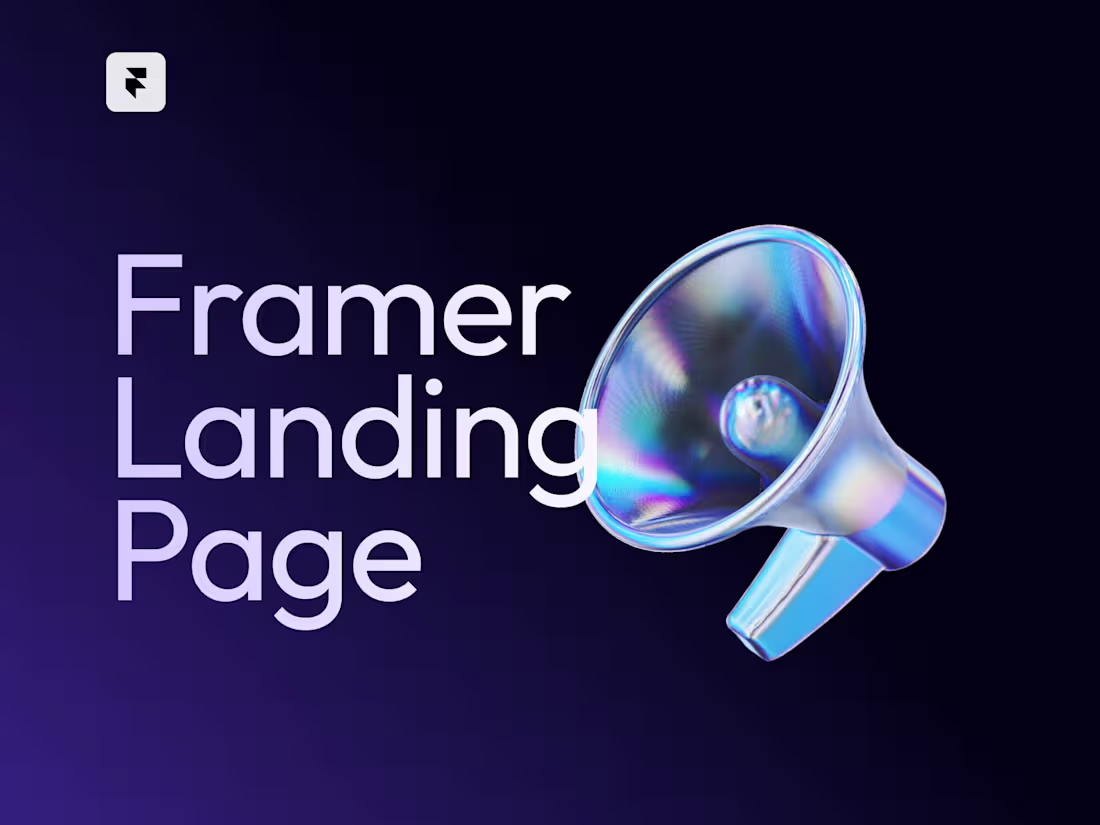 Cover image for Immersive Landing page in Framer