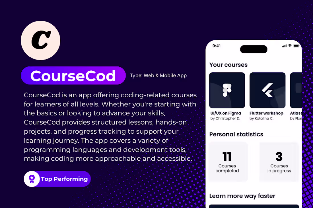 Cover image for CourseCod App Development