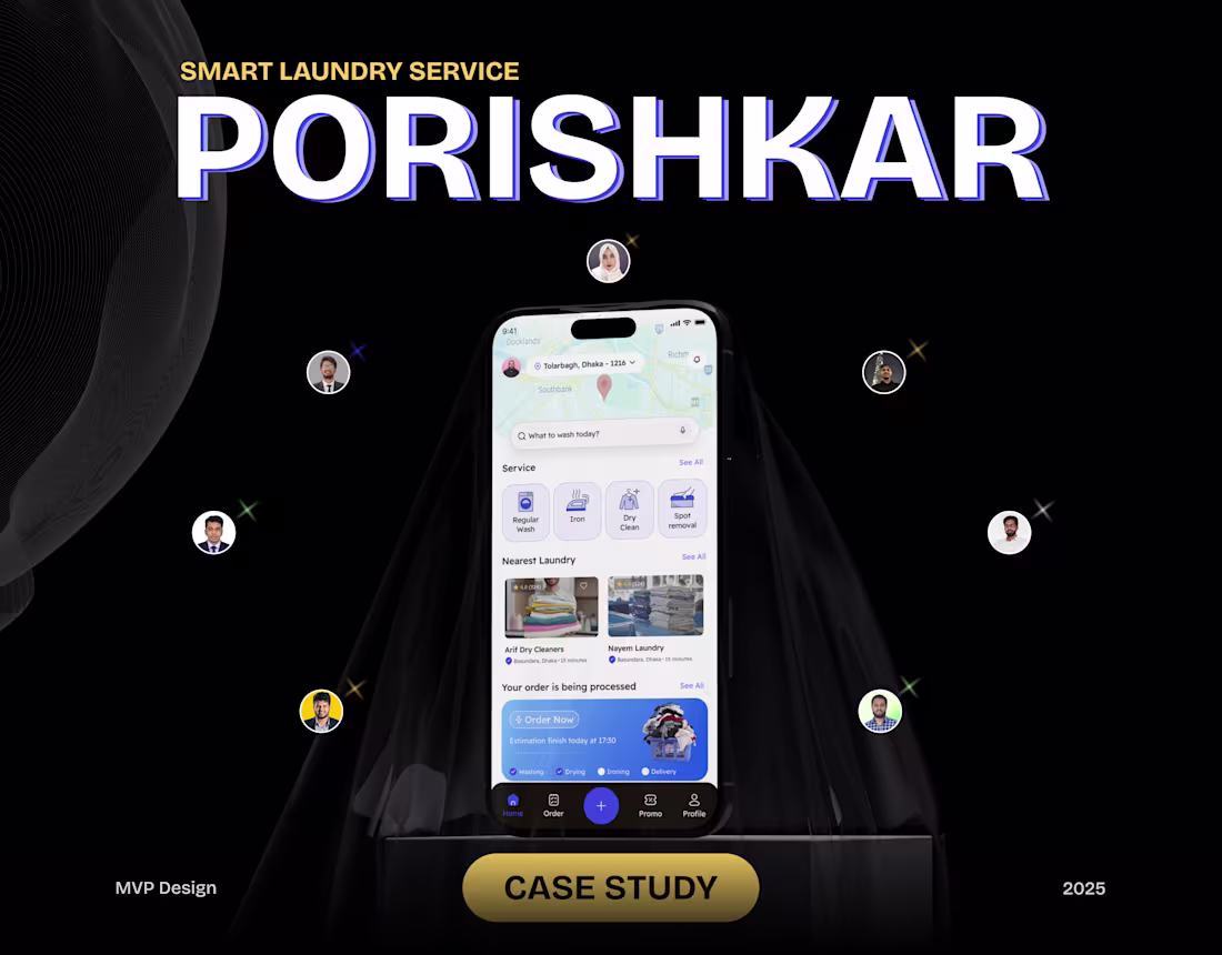 Cover image for Porishkar Case Study: A User-Centric Cleaning Solution