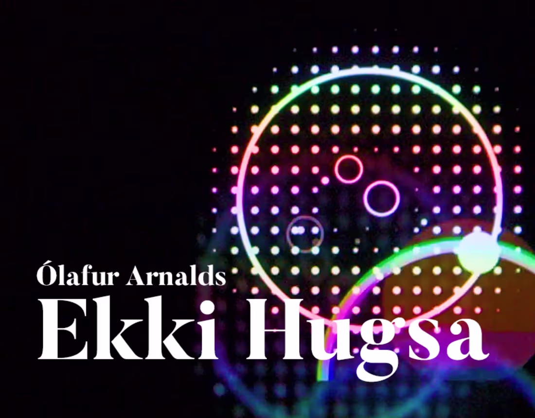 Cover image for Ólafur Arnalds - Ekki Hugsa Visualisation