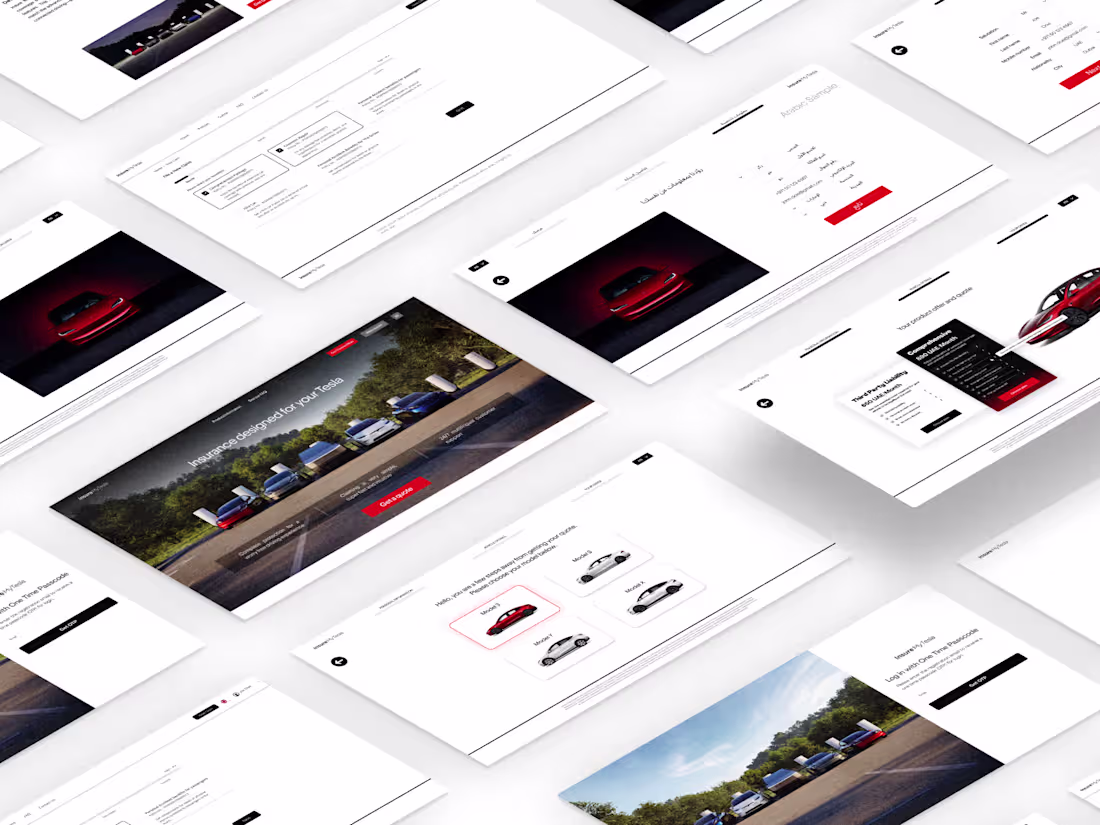 Cover image for Designing the Tesla Insurance Experience