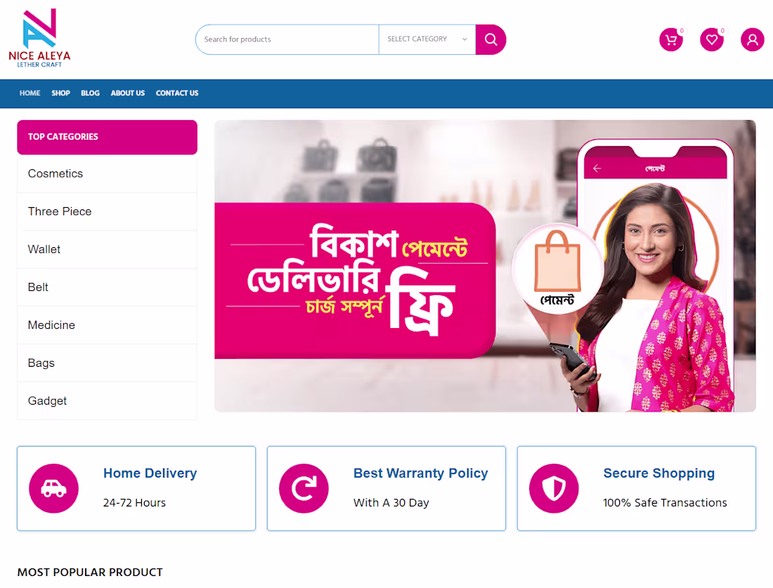 Cover image for Ecommerce Website