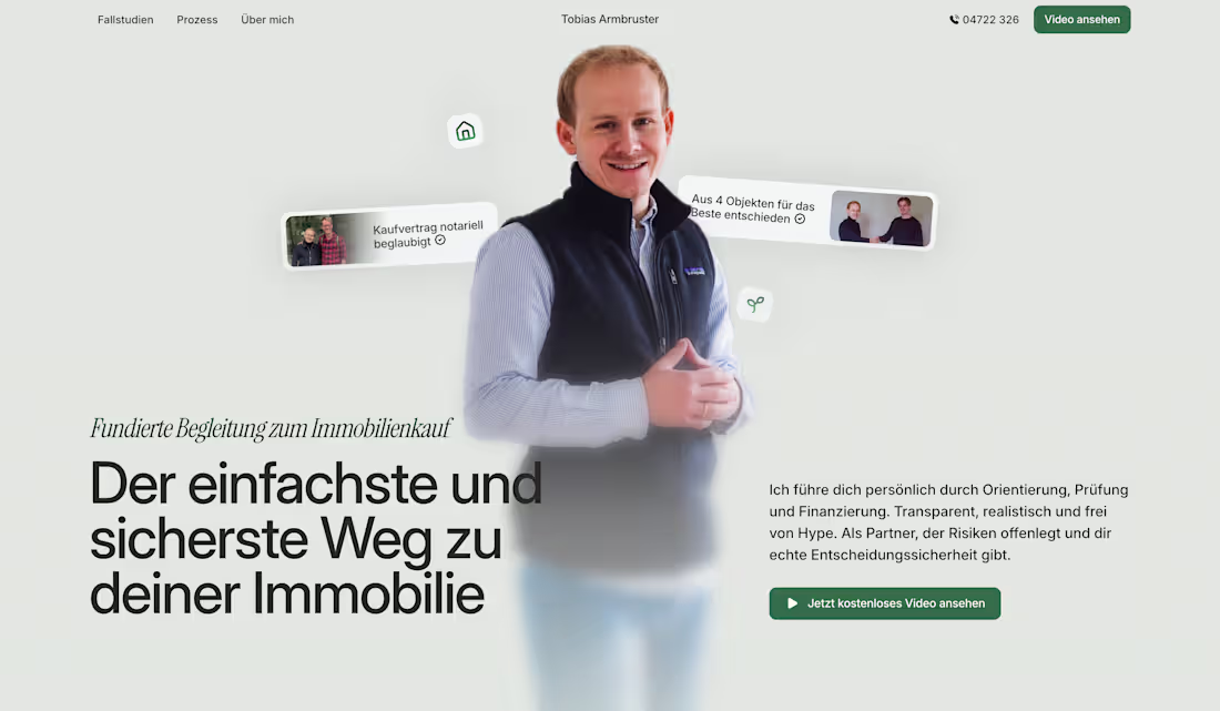 Cover image for Projekt: Tobias Armbruster