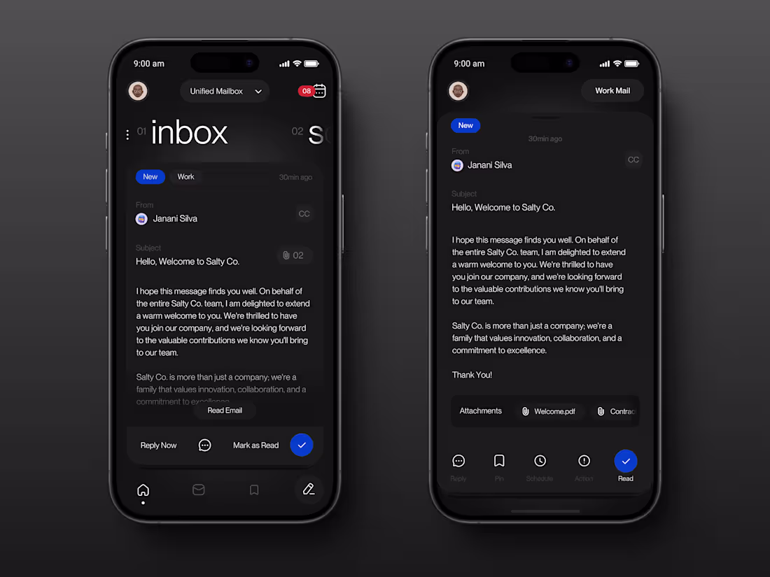 Cover image for Email Client / iOS
