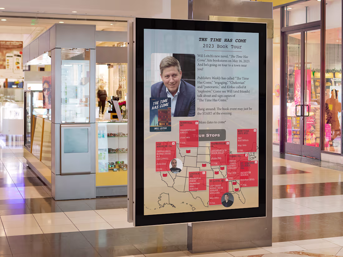 Cover image for Book Tour Brochure