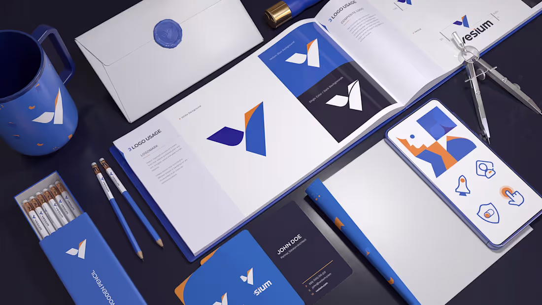 Cover image for Brand Identity work for tech