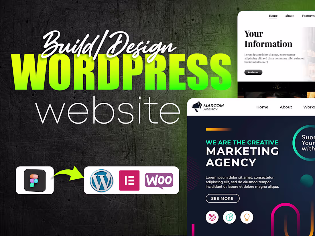 Cover image for WordPress website design/ Real Estate website design