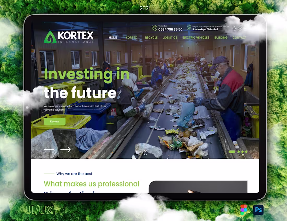 Cover image for Kortex International Website Design