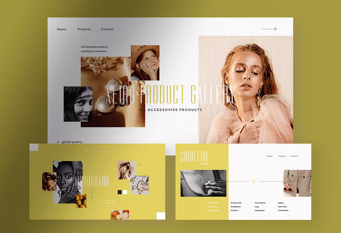 Cover image for Modern Brand Guideline InDesign Presentation