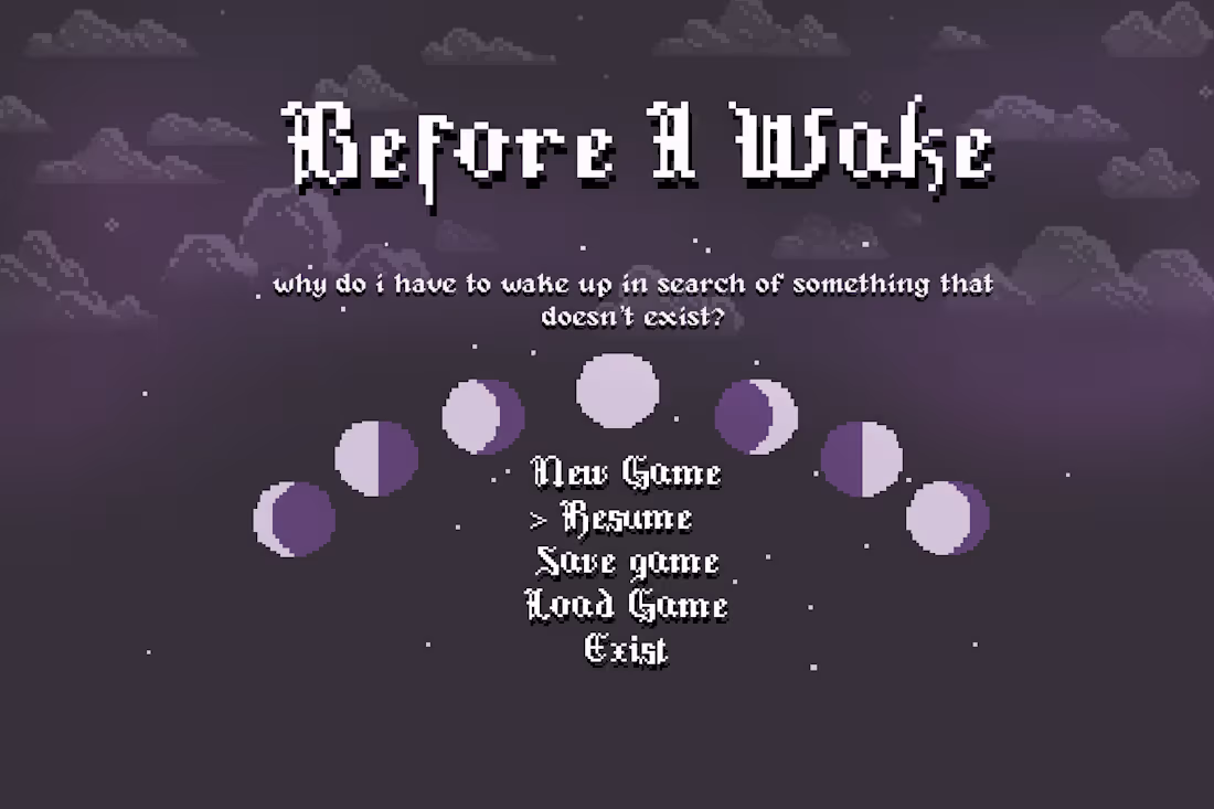 Cover image for UI- main menu for a