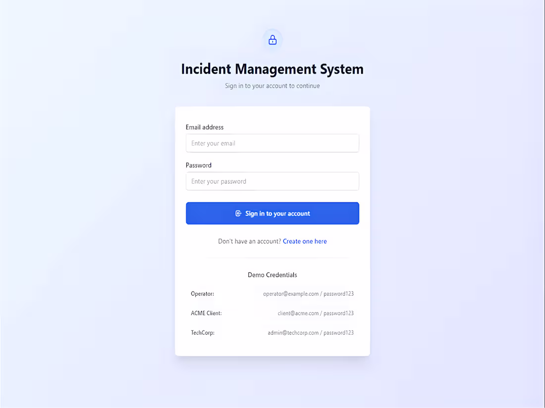 Cover image for Developed an enterprise-grade IT incident