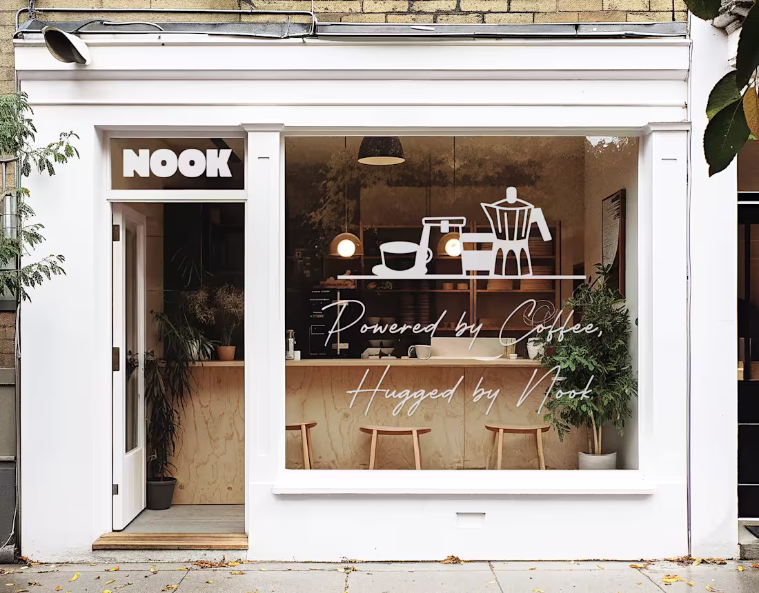 Cover image for Nook Cafe | Visual identity design