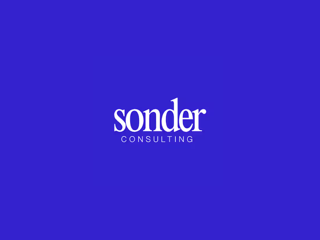 Cover image for Sonder Consulting Brand Board