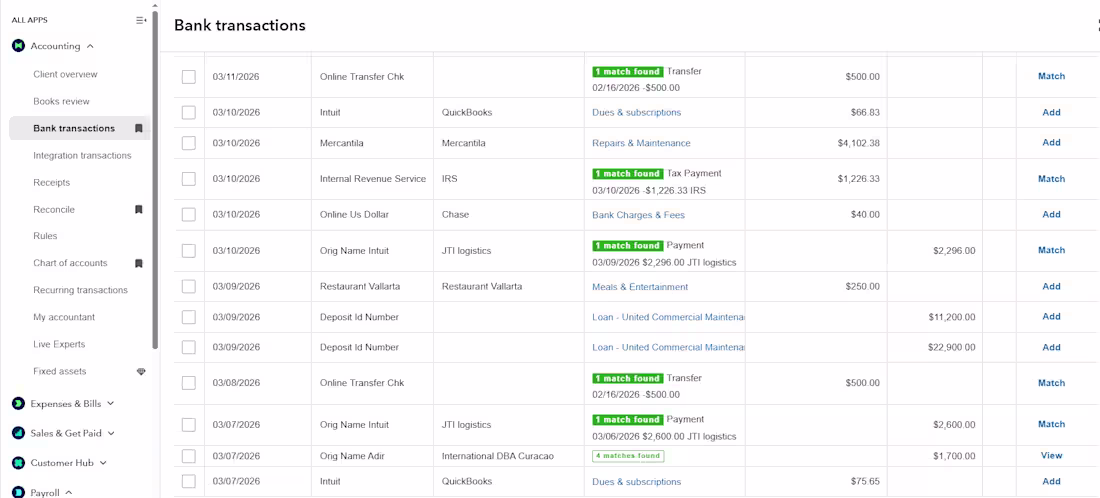 Cover image for Monthly accounting updates in QBO,