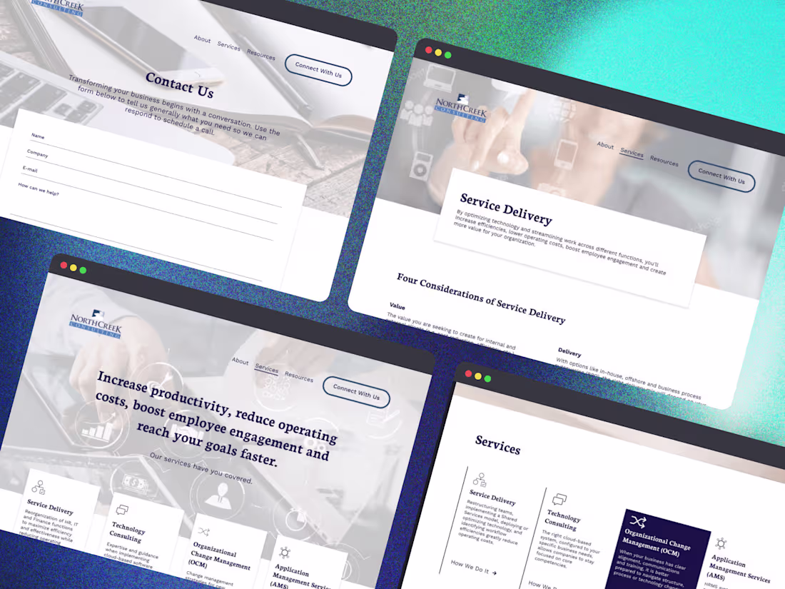 Cover image for WordPress Web Design: Northcreek Consulting 