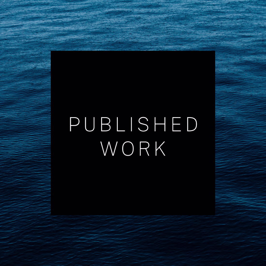 Cover image for Published Work 