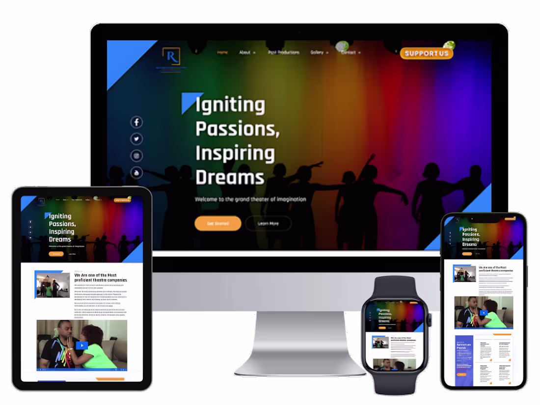 Cover image for Rehoboth Productions Website