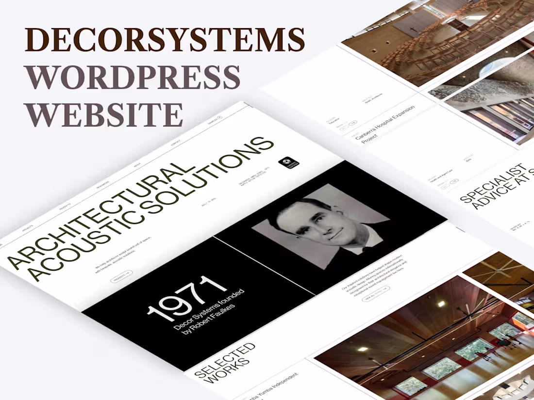 Cover image for Decor Systems | Wordpress Website 