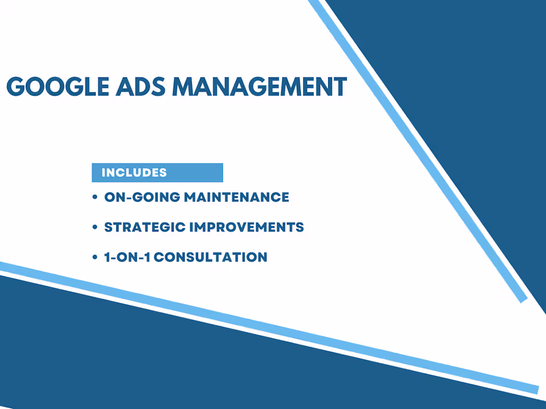 Cover image for On-Going Google Ads Management