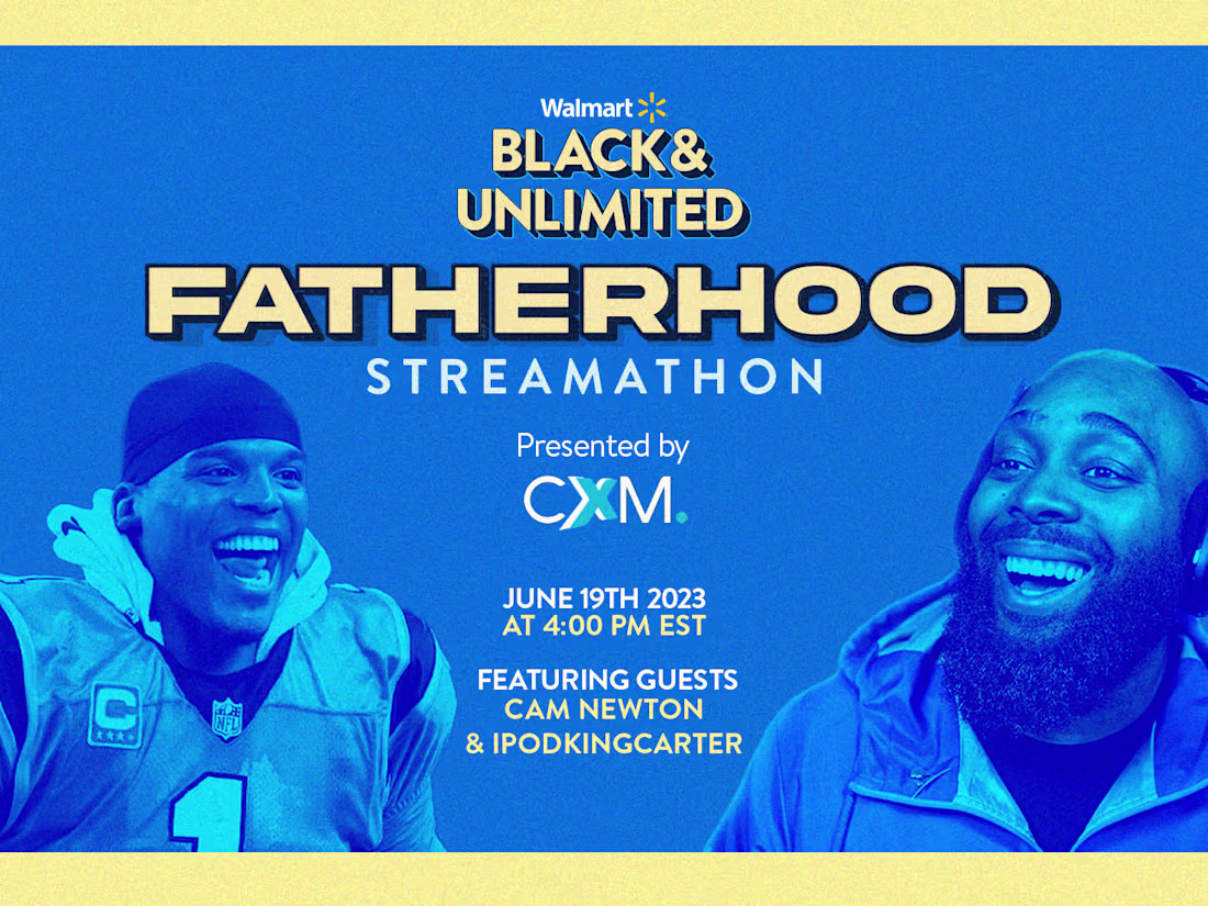 Cover image for Justin Miller - Walmart Black & Unlimited Fatherhood Streamathon