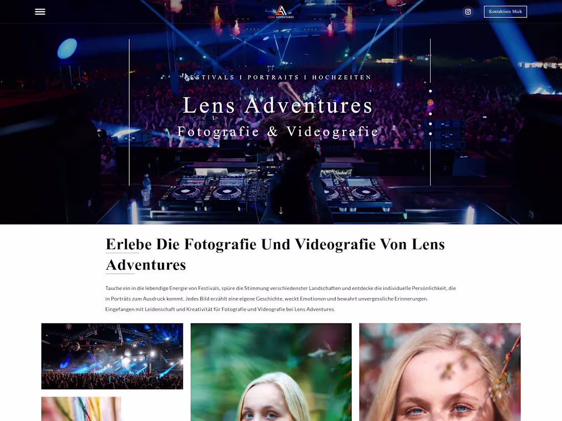 Cover image for Framer Development for Lensadventures.de Portfolio