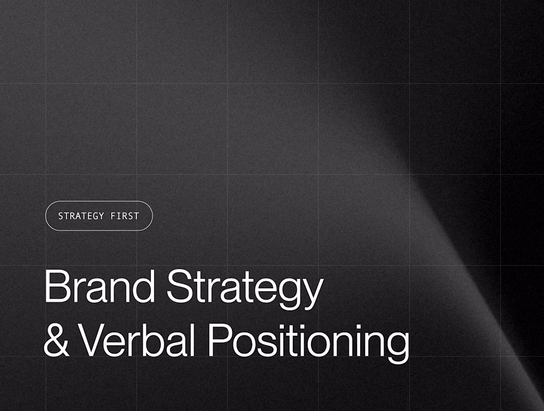 Cover image for Brand Strategy & Verbal Positioning