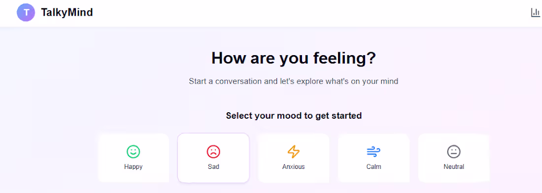 Cover image for TalkyMind is an AI-powered mental wellness app that acts lik...
