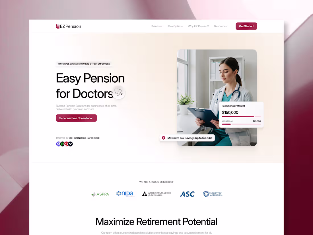 Cover image for Build a Stronger Future with EZ Pension | Retirement Made Simple