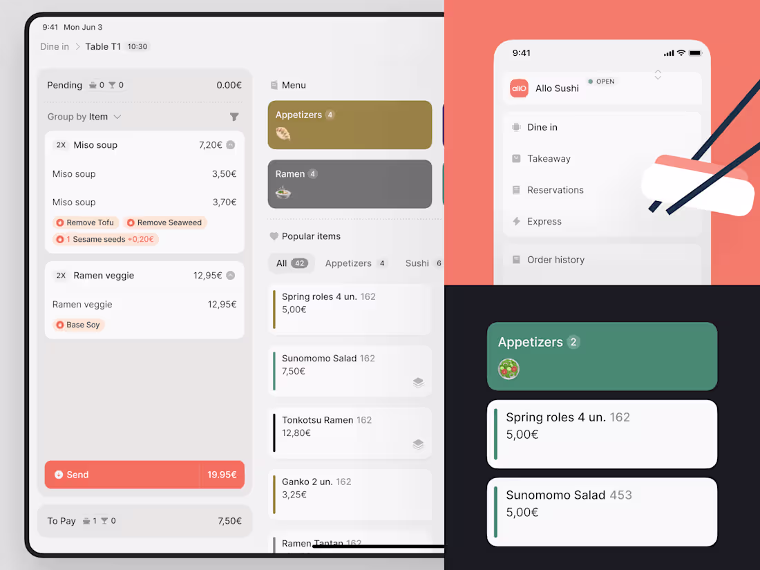 Cover image for allO. Supercharging restaurants.