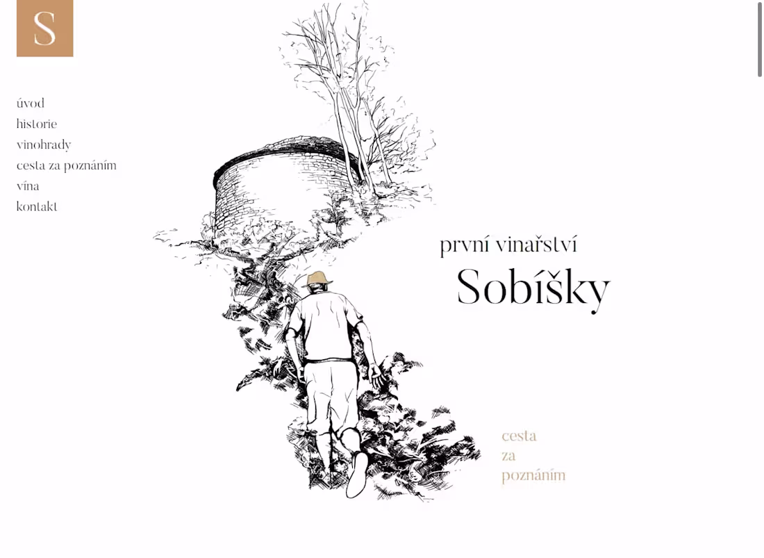 Cover image for Website for a small winery