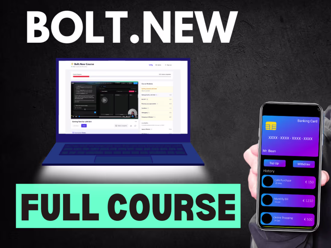 Cover image for Web and App Development with Bolt.NEW
