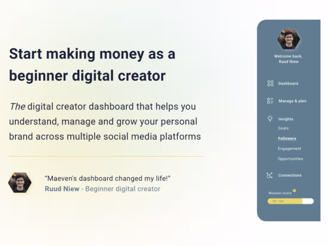 Cover image for Founder @ Maeven